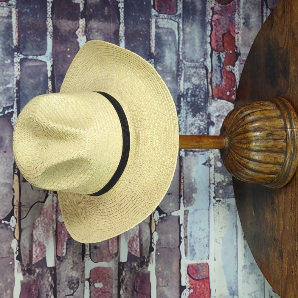Medium Brim Panama Woven Straw Hat